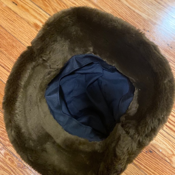 Faux fur vintage bucket hat - Picture 2 of 3